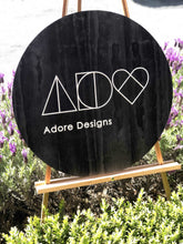 Load image into Gallery viewer, Business, Corporate or Market Signage Silver Belle Design