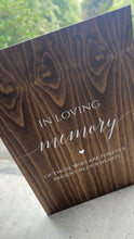 Load image into Gallery viewer, Memorial Sign - A4 Size
