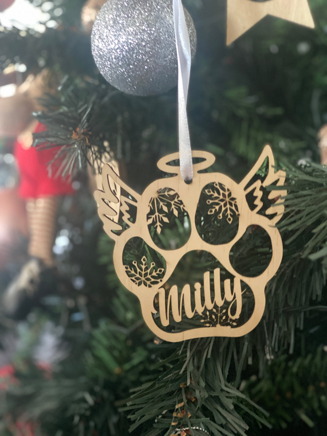 Pet Paws Christmas Baubles