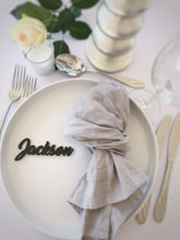 Load image into Gallery viewer, Acrylic Place Names or Place Settings Silver Belle Design
