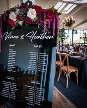 Load image into Gallery viewer, Acrylic Table Seating Plan - Heather Silver Belle Design
