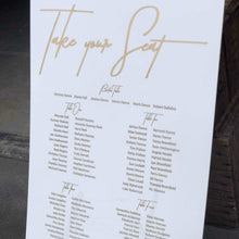 Load image into Gallery viewer, Acrylic Table Seating Plan - Simon Silver Belle Design
