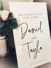 Load image into Gallery viewer, Acrylic Table Seating Plan - Tayla Silver Belle Design
