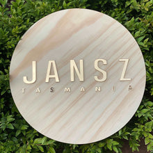 Load image into Gallery viewer, Acrylic + Timber Business Signage Silver Belle Design
