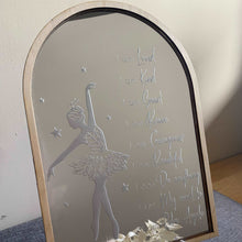Load image into Gallery viewer, Affirmation Frame - I am Brave Silver Belle Design
