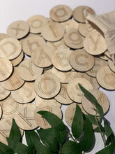 Load image into Gallery viewer, Alphabet Letters - Learning to Read Set Silver Belle Design
