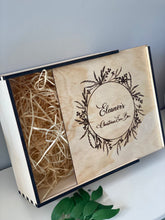 Load image into Gallery viewer, Baby Keepsake Box Silver Belle Design
