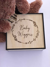 Load image into Gallery viewer, Baby Keepsake Box Silver Belle Design
