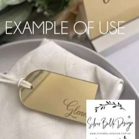 Blank acrylic luggage tags sales