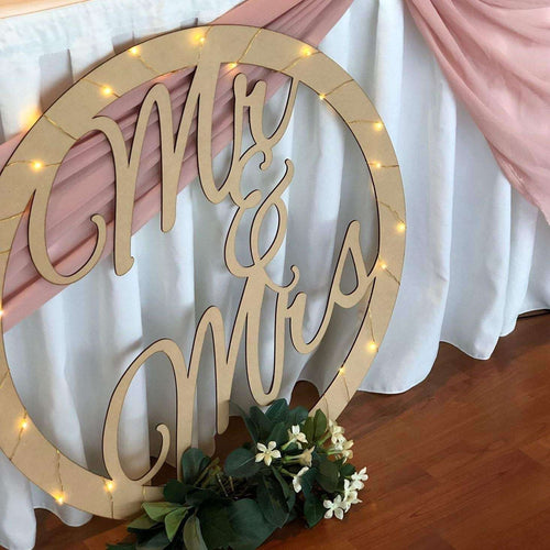 Bridal Sign - Hoop or Heart Style Silver Belle Design