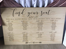 Load image into Gallery viewer, CUSTOM Acrylic Table Seating Plan - Design Your Own Silver Belle Design
