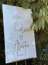 Load image into Gallery viewer, CUSTOM Acrylic Welcome Sign - Design Your Own Sign Silver Belle Design
