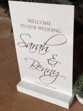 Load image into Gallery viewer, CUSTOM Acrylic Welcome Sign - Design Your Own Sign Silver Belle Design
