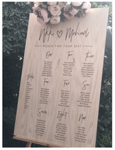Load image into Gallery viewer, CUSTOM ORDER - Wooden Welcome Sign Silver Belle Design
