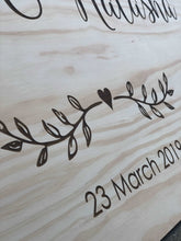 Load image into Gallery viewer, CUSTOM Wooden Welcome Sign - Design Your Own Silver Belle Design
