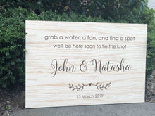 Load image into Gallery viewer, CUSTOM Wooden Welcome Sign - Design Your Own Silver Belle Design
