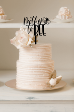 Load image into Gallery viewer, Cake Topper - Mother To BEE Silver Belle Design
