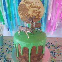 Load image into Gallery viewer, Cake Topper - Timber Engraved Paddle Topper Silver Belle Design
