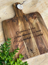Load image into Gallery viewer, Chopping or Cheese Board - Grandma Silver Belle Design

