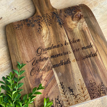 Load image into Gallery viewer, Chopping or Cheese Board - Grandma Silver Belle Design
