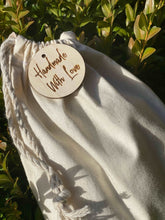 Load image into Gallery viewer, Custom Laser Cut Wooden Tags &amp; Product Tags Silver Belle Design
