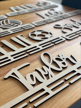 Load image into Gallery viewer, Personalised Medal Hangers
