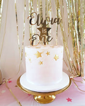 Load image into Gallery viewer, Design Your Own Cake Topper - Custom Order Silver Belle Design
