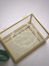 Load image into Gallery viewer, Engraved Jewellery Box Silver Belle Design
