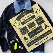 Load image into Gallery viewer, First Day of School Boards Silver Belle Design
