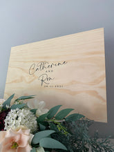 Load image into Gallery viewer, Guestbook Signing Board - Rectangle Silver Belle Design
