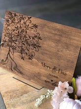 Load image into Gallery viewer, Guestbook Timber Rustic - Annalise Silver Belle Design
