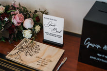 Load image into Gallery viewer, Guestbook Timber Rustic - Annalise Silver Belle Design
