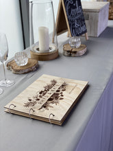 Load image into Gallery viewer, Guestbook Timber Rustic - Annalise Silver Belle Design
