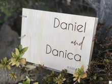 Load image into Gallery viewer, Guestbook Timber Rustic - Danica Silver Belle Design
