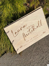 Load image into Gallery viewer, Guestbook Timber Rustic - Laura Silver Belle Design
