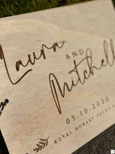 Load image into Gallery viewer, Guestbook Timber Rustic - Laura Silver Belle Design
