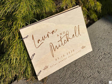 Load image into Gallery viewer, Guestbook Timber Rustic - Laura Silver Belle Design
