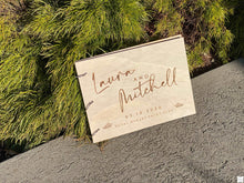 Load image into Gallery viewer, Guestbook Timber Rustic - Laura Silver Belle Design
