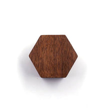 Load image into Gallery viewer, Hexagon Shaped Timber Ring Box Personalised Silver Belle Design
