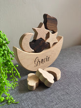 Load image into Gallery viewer, Moon &amp; Stars Puzzle Silver Belle Design
