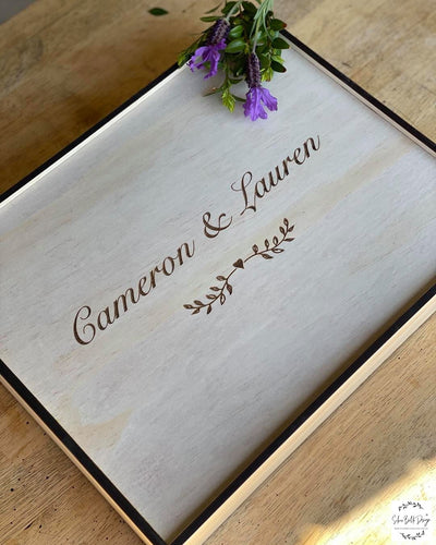 Natural Timber Photography Keepsake Box Silver Belle Design