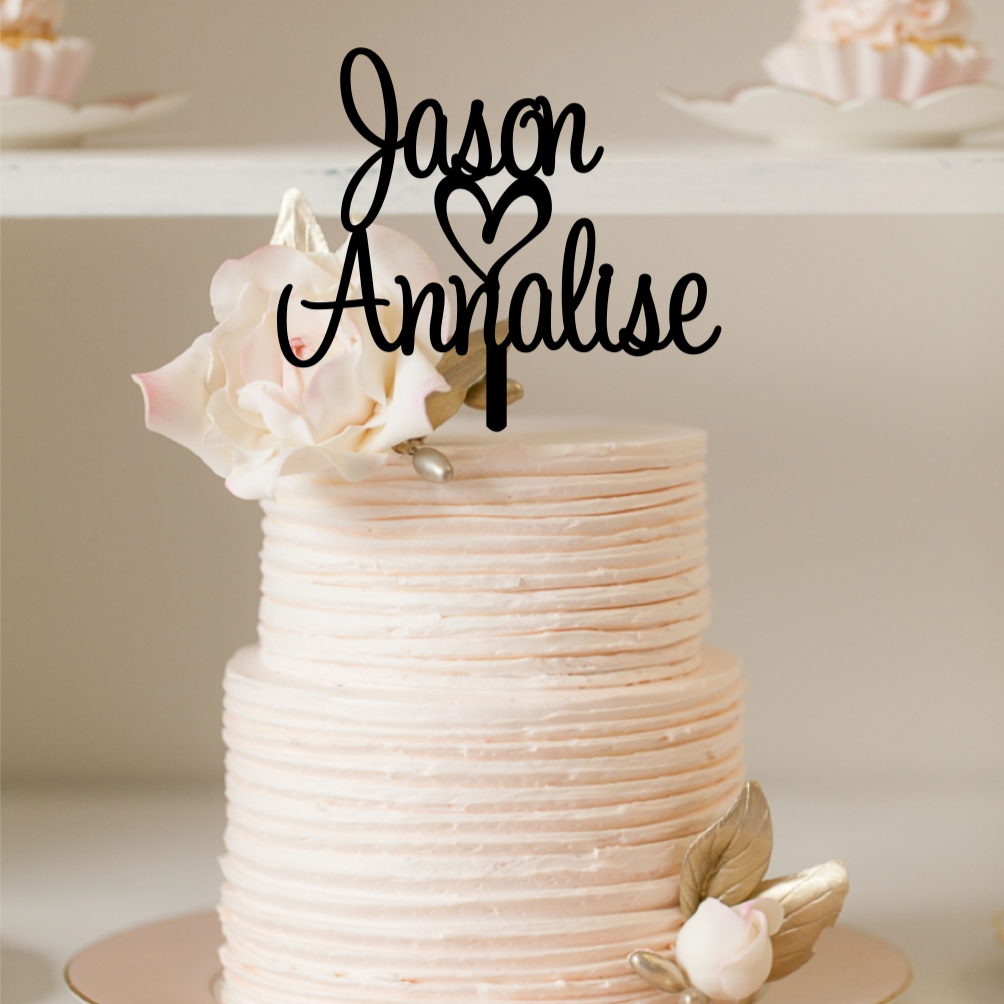 Need A Cake Topper?  Design Your Own Custom Order Silver Belle Design