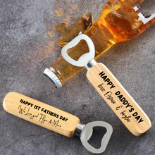 Load image into Gallery viewer, Personalised Engraved Bottle Openers Silver Belle Design
