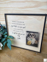 Load image into Gallery viewer, Personalised Timber Pet Ashes Keepsake box Silver Belle Design
