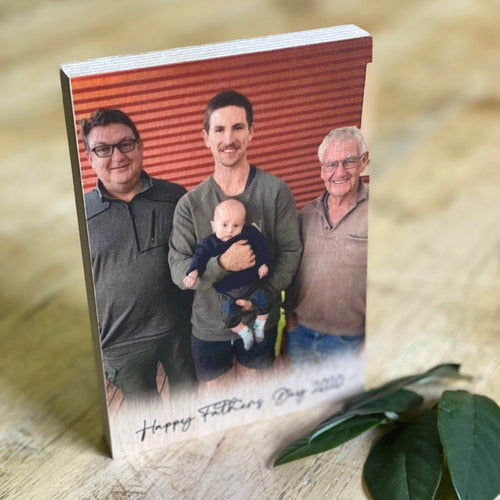 Photo Blocks - Father's Day Silver Belle Design