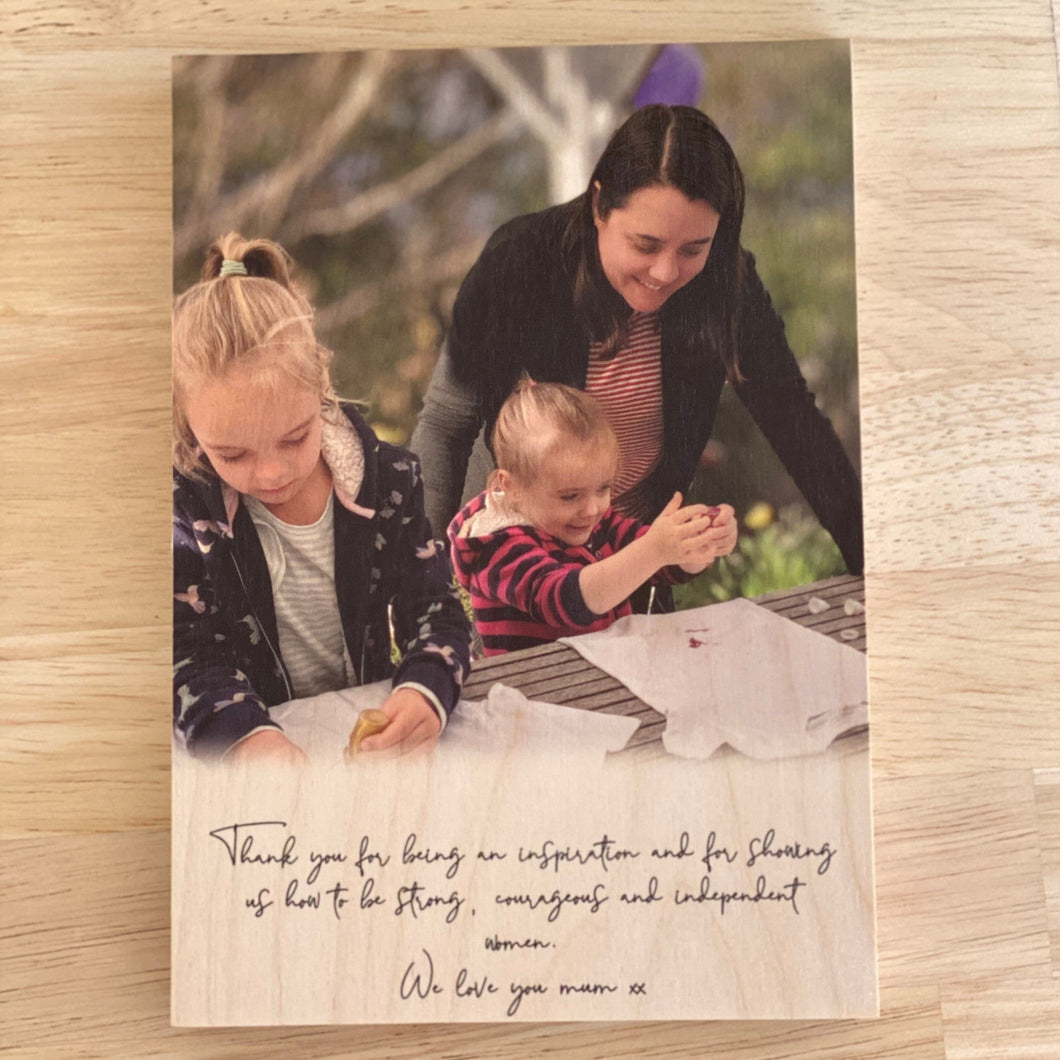 Photo Blocks - Mother's Day Silver Belle Design
