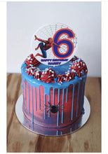 Load image into Gallery viewer, Printed Disc Cake Topper Silver Belle Design
