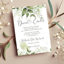 Load image into Gallery viewer, Rainforest Invitation Set - Invitation, Details + RSVP Silver Belle Design
