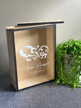 Load image into Gallery viewer, Sand Ceremony Box - Custom Design Silver Belle Design
