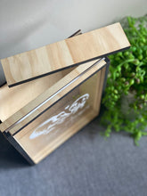 Load image into Gallery viewer, Sand Ceremony Box - Custom Design Silver Belle Design
